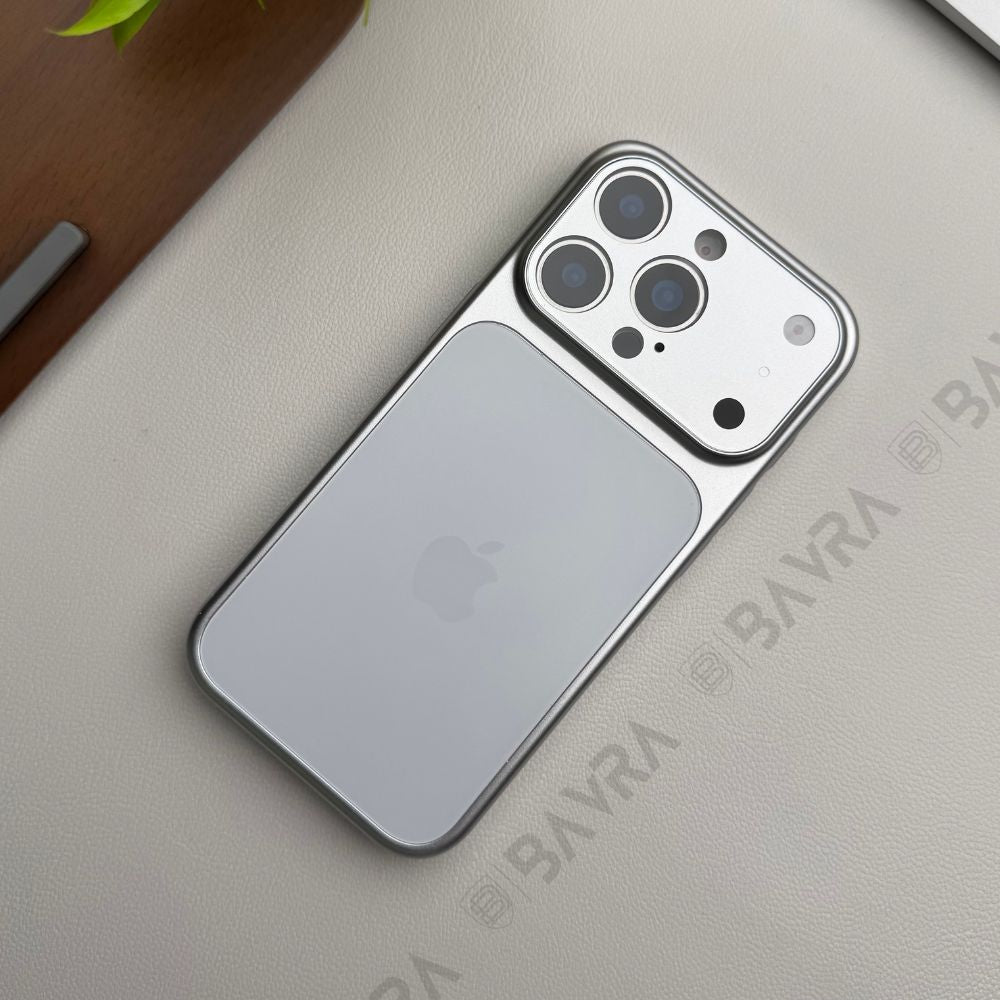 Luxury 17 Pro Look Conversion Case for iPhone 13/14/15/16 Series