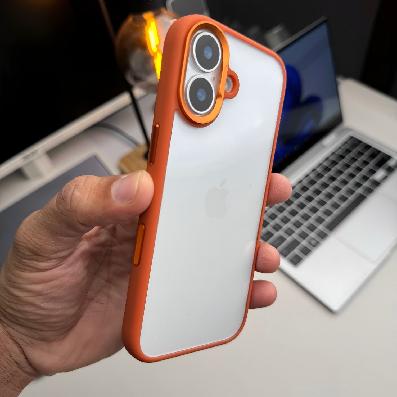 iPhone 17 Back Cover / Soft Silicone Clear Case