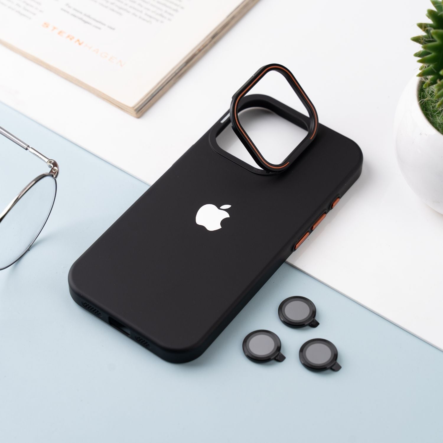 iPhone 16 Pro Luxury Frosted Case With Camera Protection