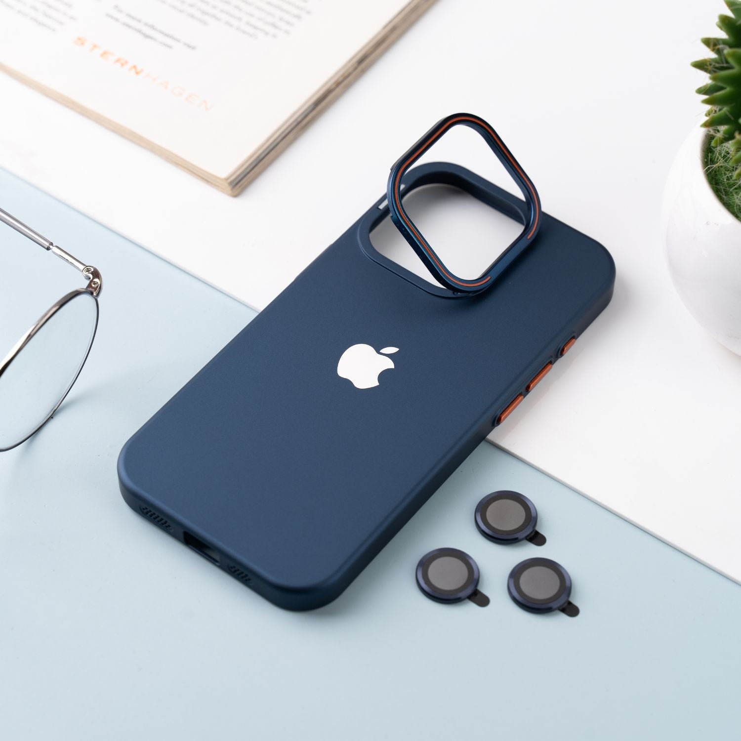 iPhone 16 Pro Luxury Frosted Case With Camera Protection